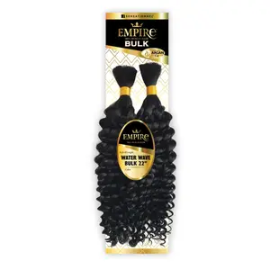 Sensationnel Human Hair Braids Empire Water Wave Bulk 22"