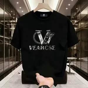 2026 new men's stylish pure cotton round-neck casual printed T-shirt, suitable for both men and women good graphic tees Menswear Soft funny t shirt north west outfits birthday outfit