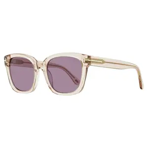 Tom Ford Haylay Sunglasses TF1216 72Y Transparent Pink 53mm FT1216