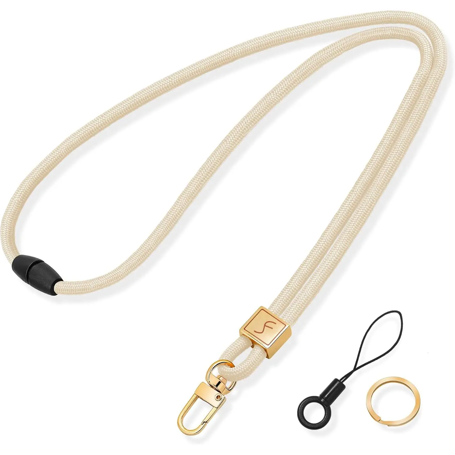 Lanyard, Cute  Lanyards for  ID Badges Holder,  Key Teacher Lanyard with Safety Breakaway Buckle for Women Men, Starlight