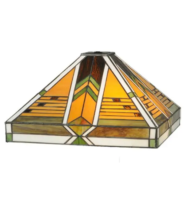 Meyda Lighting 133245 14" Square Abilene Lamp Shade