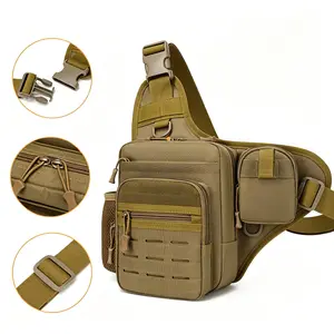 Men's Plain Breathable Waterproof Putdoor Crossbody Bag,Sporty Lightweight Practical Bag,Outdoor Sports Bag for Men,Casual Travel Storage Bag
