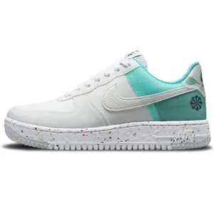 Nike Air Force 1 Low Crater M2Z2 Women's Tear Resistant Upper Mesh Tongue Rolling Leather Eyelets Swoosh Logo Dynamic Turquoise Shoes Athletic Sneaker Footwear Athletic Trainers Low Cut Lightweight Breathable Chunky Breathable Thickened Sole