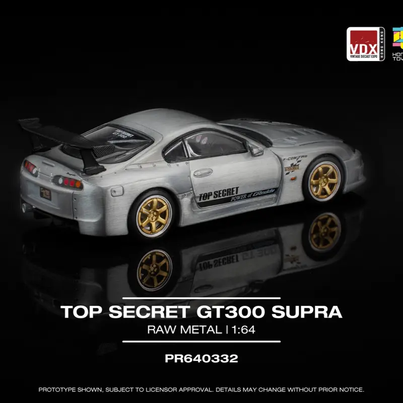 POPRACE 1/64 TOP SECRET GT300 SUPRA Raw Material HKTS x VDX 2025 Exclusive Event Model