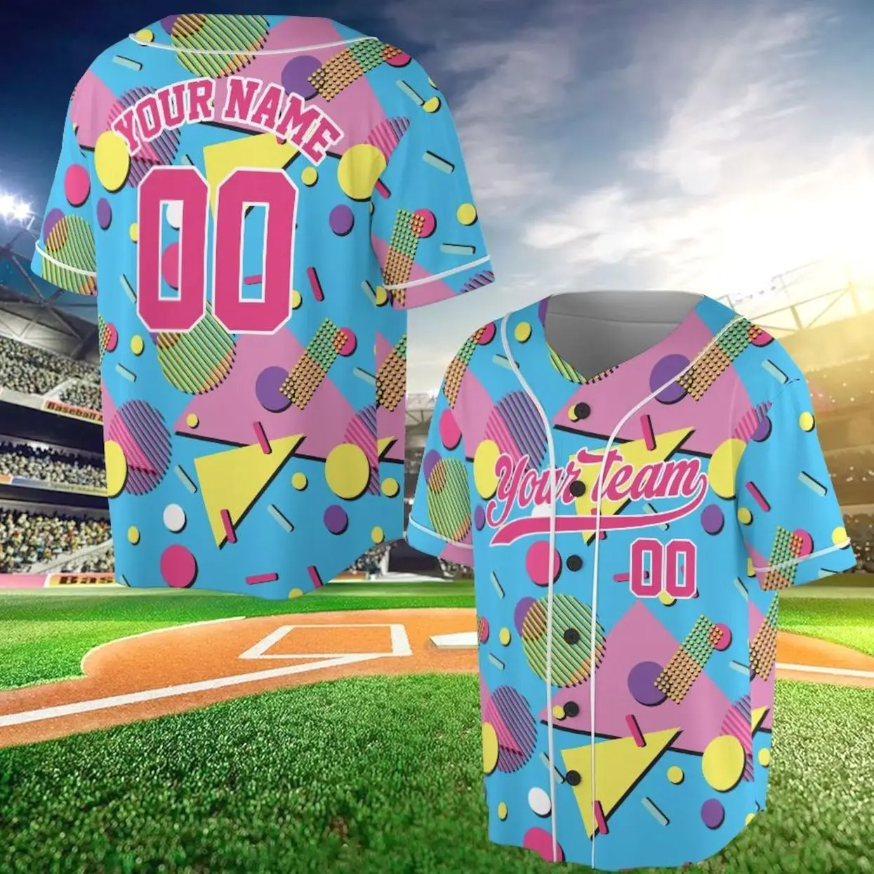 Personalized Retro Baseball Jersey, Custom Baseball Jersey, Vintage Baseball Jersey