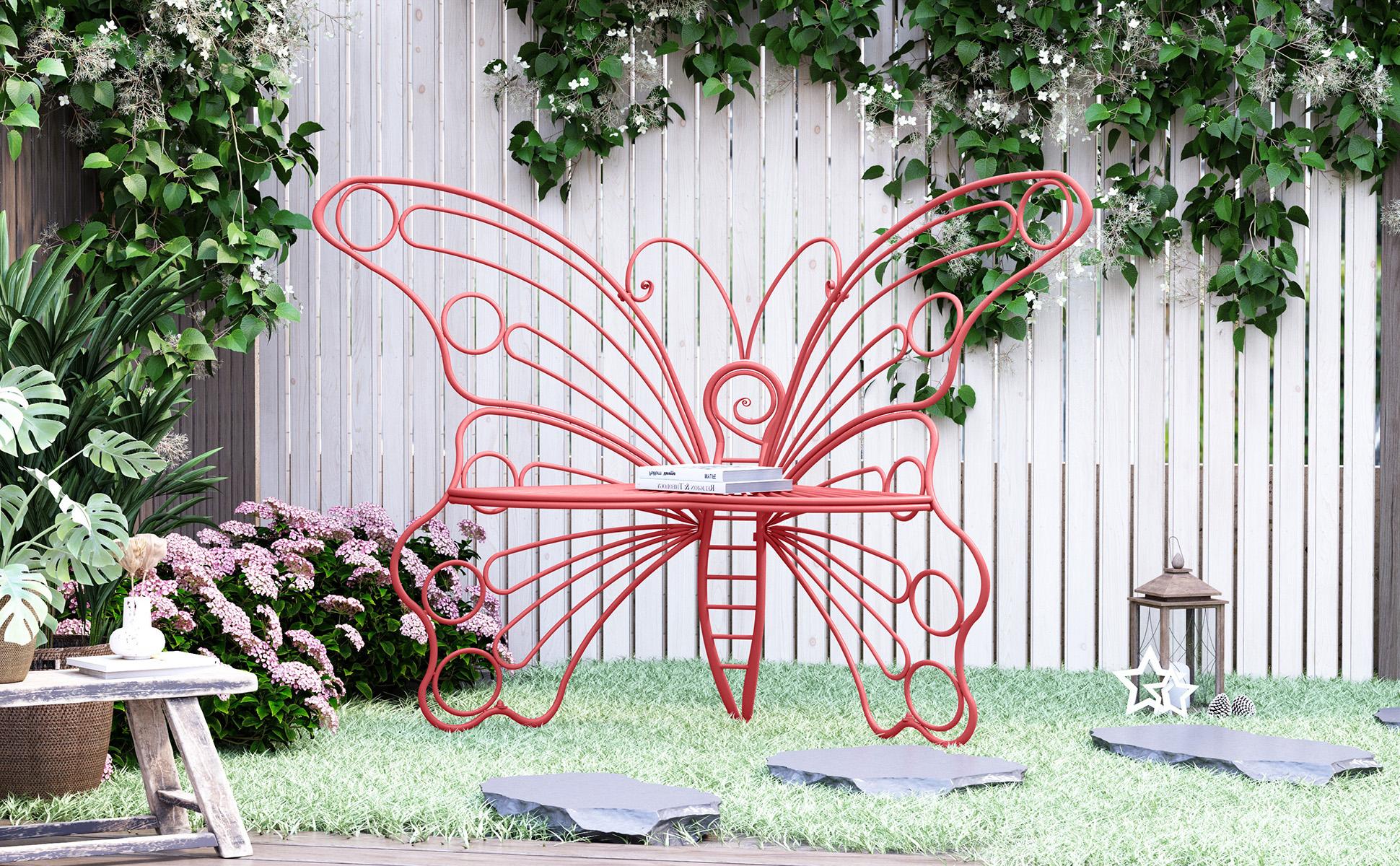 [Summer Vibes]HLR，Outdoor Metal Butterfly Chairs, Y2K Aesthetic, Boho & Cottagecore Style, Seating for Patio, Garden, Backyard, Cute & Sturdy for Plant Lovers, Families, Teens tiktokshopspringglowup,summerwins summerwins