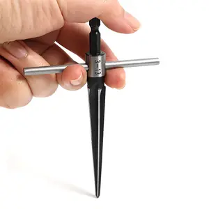 Hand Drill Bit Set for Woodworking, Stainless Steel Conical Drill Bits 3-13mm, Hex Shank, Tapered Reamer, Hole Opening & Chamfering Tool