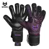 WVVOU Guardian 2.0 Adult Football Goalkeeper Gloves (1 Pair) - 4+3mm Sticky Latex Palm Pad Cushion, 5 Detachable Finger Saves, 3D Tailored Heavy Duty Protection, Weather-Ready Grip, Drop Molding, Latex-Nylon Rubber Training Equipment for Sports Training