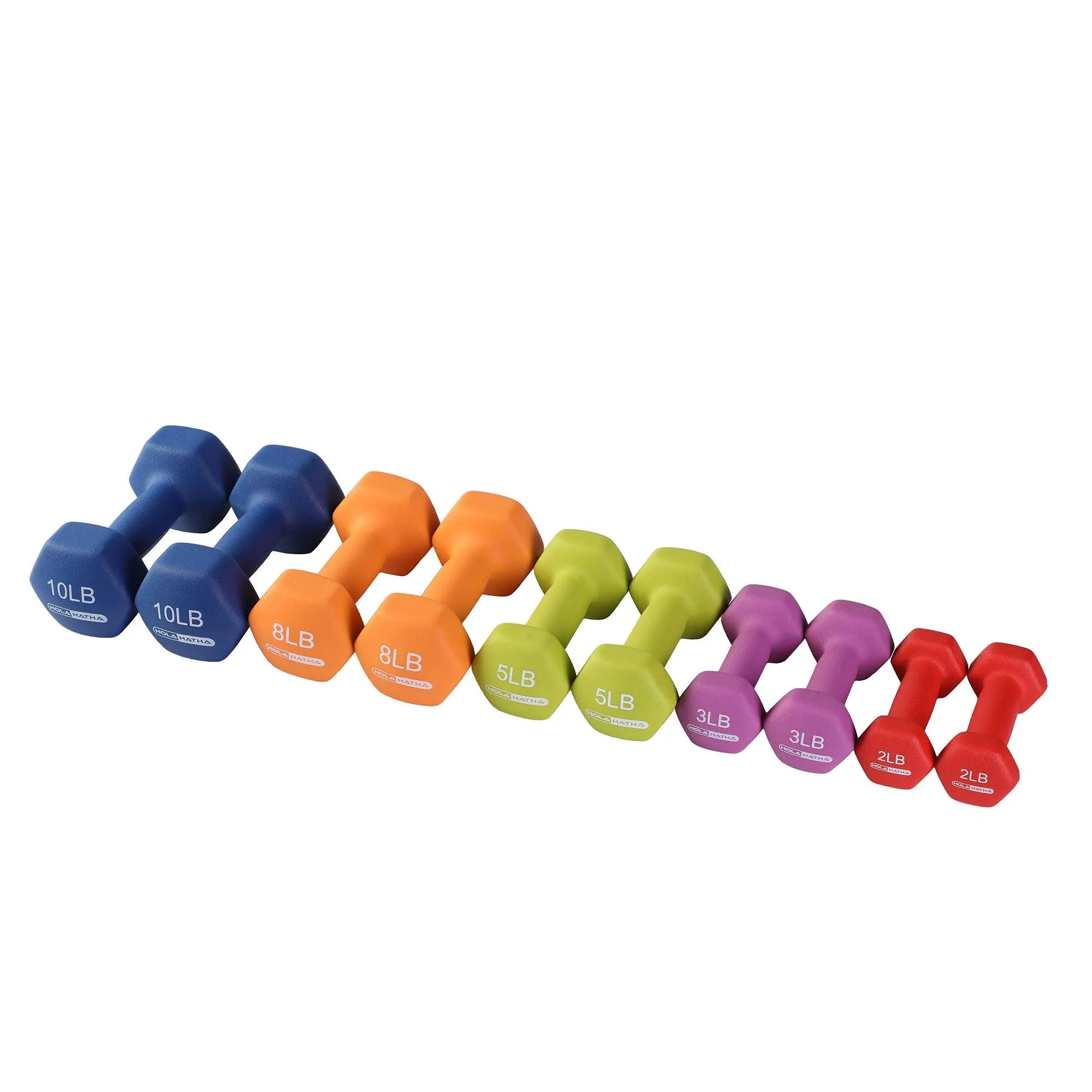HolaHatha Neoprene Dumbbell Free Hand Weight Set with Storage Rack, Multicolor dumbbell rack HolaHatha Neoprene Dumbbell Free Hand Weight Set with Storage Rack, Multicolor dumbbell rack