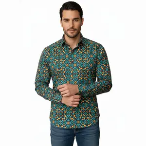 TKL8901 Camisa Verde/Negro