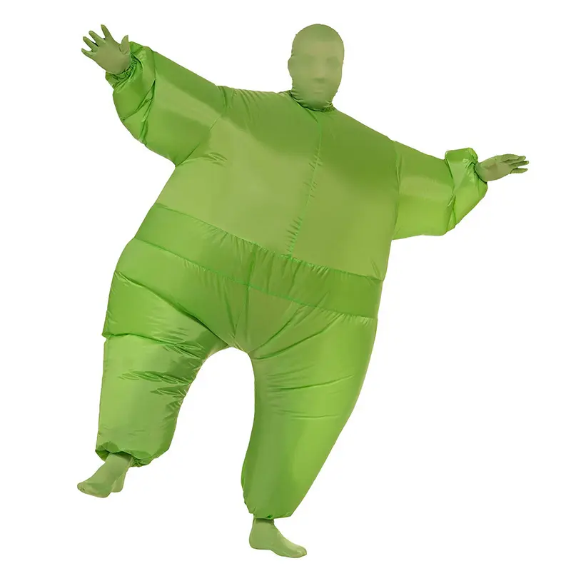 White salmon inflatable suit green