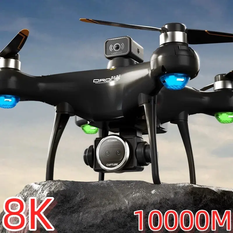 Drone with 8K Dual Camera - Brushless Motor, Obstacle Avoidance, Optical Flow Positioning, RC Quadcopter for Aerial Photography