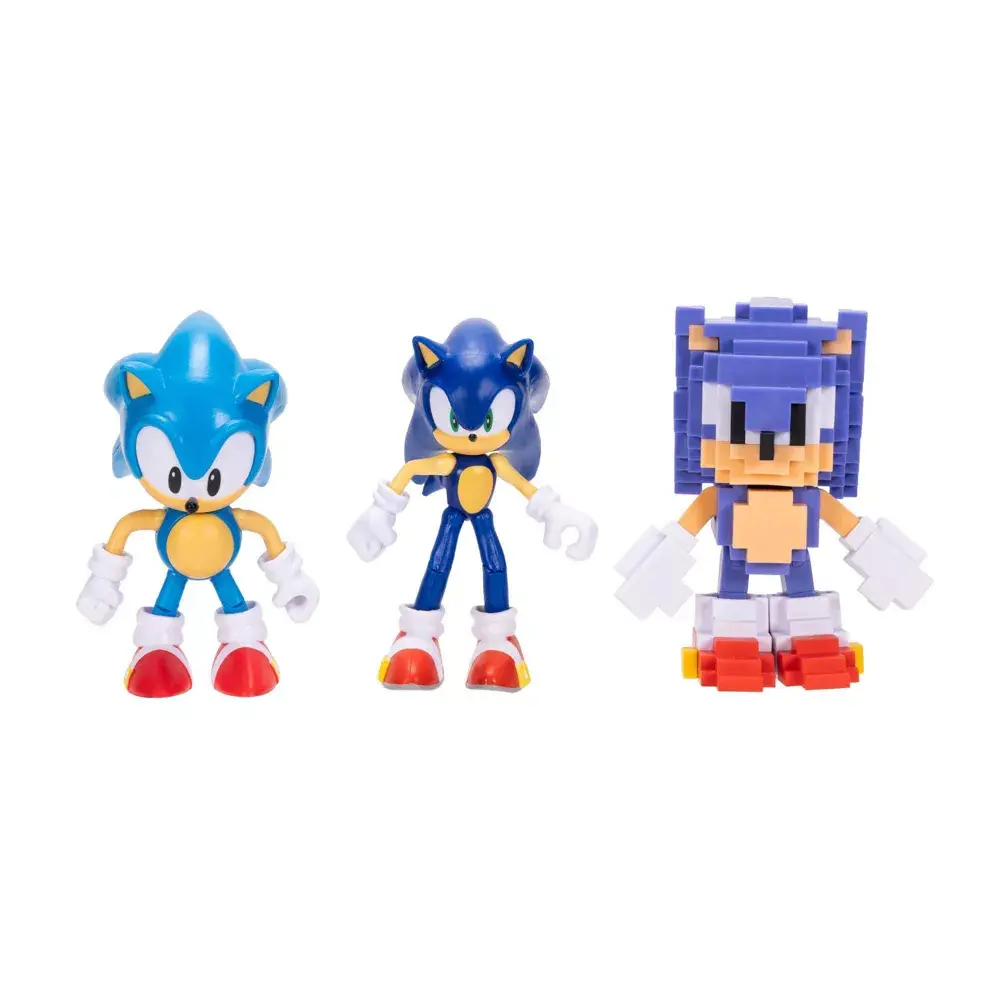 Sonic 35th Anniversary 4" Action Figure - 3 Pack