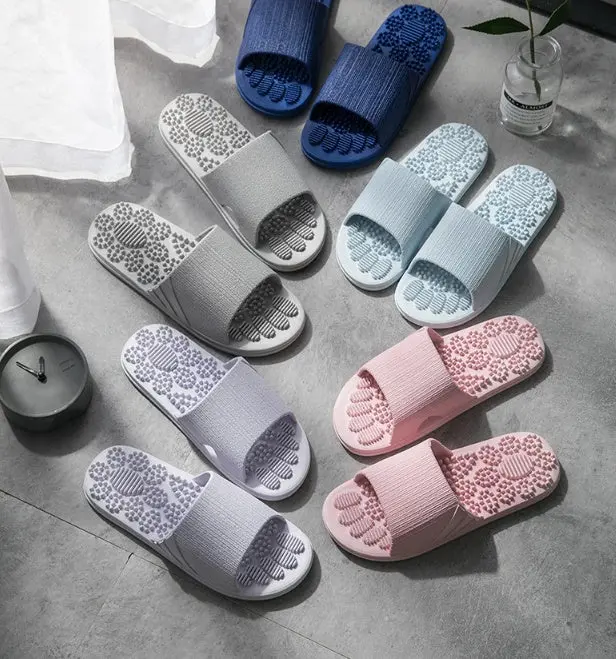Reflexology Foot Massage Slippers for Bath & Relaxation