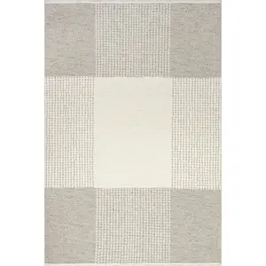 Kirby Plaid Reversible Machine Washable Area Rug