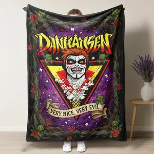 Danhausen Soft Flannel Blanket, Warm Cozy Lightweight Throw Blanket for Bed Sofa Home Office Car, Cute Decorative Blanket, Ideal Holiday Gift for Family & Lovers