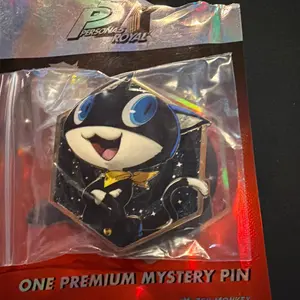 Persona 5 Morgana Enamel Pin The Phantom Thieves Part 1 Blind Zen Monkey
