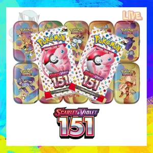 [LIVE ONLY] Pokemon TCG: S&V 151 ENGLISH - MINI TIN (2 Packs)