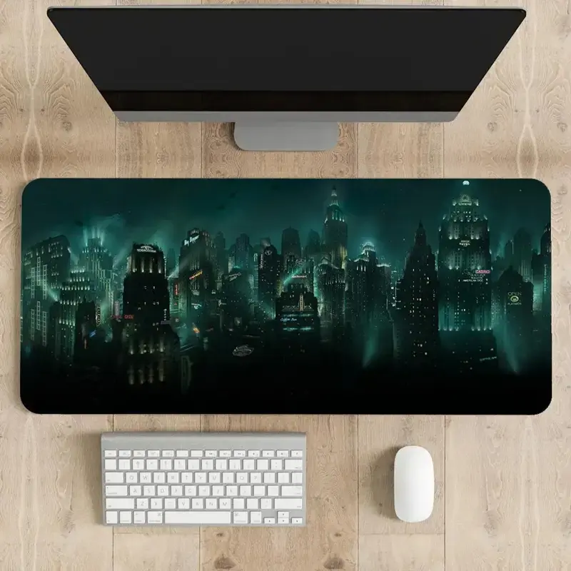 BioShock – Rapture Cityscape Mouse Pad, Large Size Mouse Pad, Cozy Gaming Mouse Pad, Gift For Fans