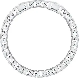 Meraki Handwoven Double-Layer Cuban Chain Anklet - Trendy Jewelry, Wide Hip-Hop Design, Customizable Length, Fashionable Accessory for Summer Beach Vacations