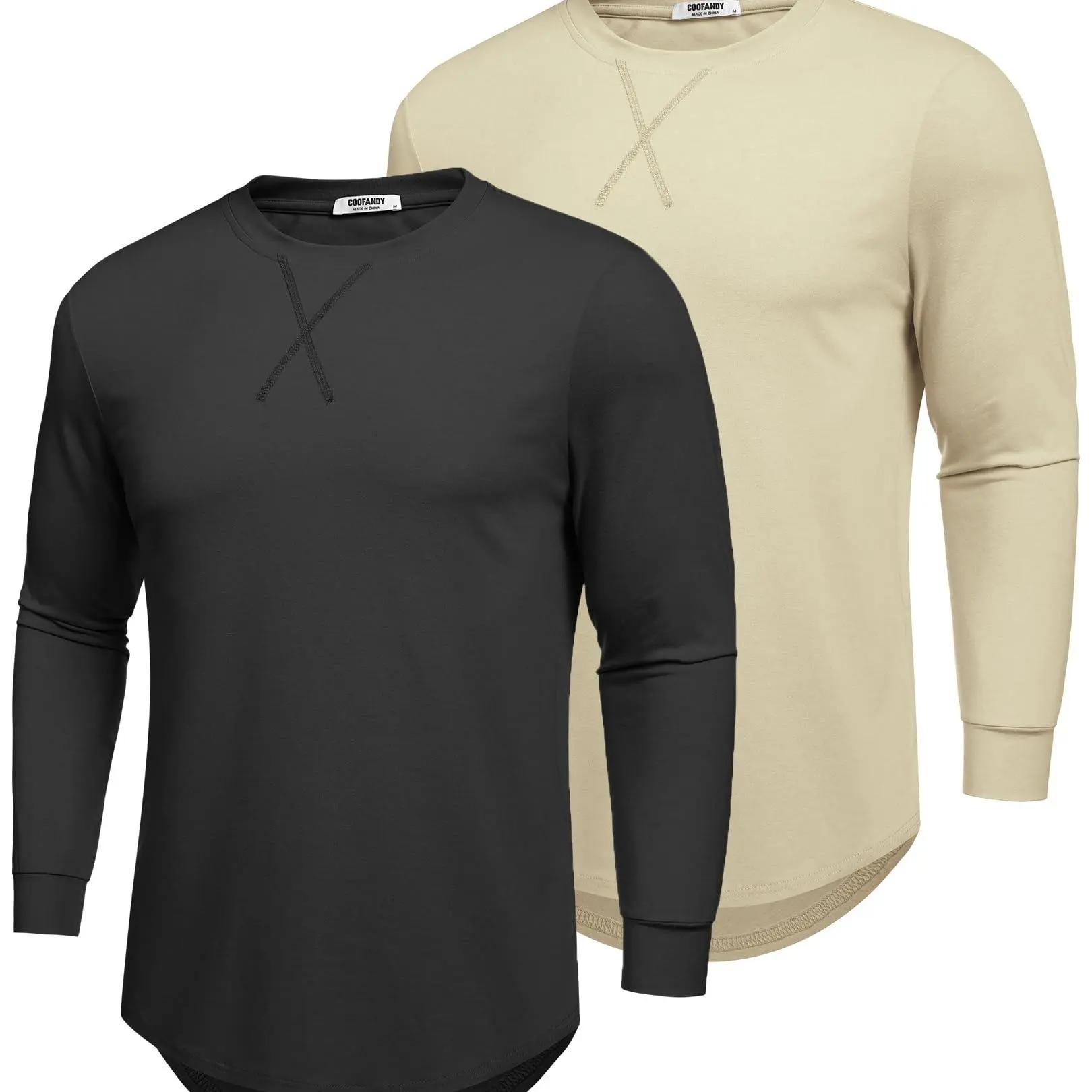 Two Pack- Black + Light Khaki