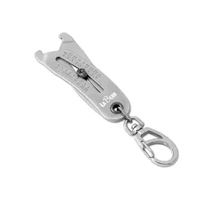 Nut and Bolt Size Gauge Keychain, Thread Checker & Identifier, SAE & Metric Fastener Measuring Tool 5/16"-1" / 8–25mm, Pocket Socket & Wrench Size Finder for Automotive, Repair & DIY