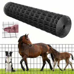 【Summervibes】VEVOR Farm Fence,  48 in x 50 ft, 2 x 4 in Mesh 14 Gauge Galvanized Steel Wire Fencing for Cattle, Hog & Sheep , Heavy Duty Vinyl Coated Livestock Fence for Animal Enclosures, Cage Wire, Garden Fences