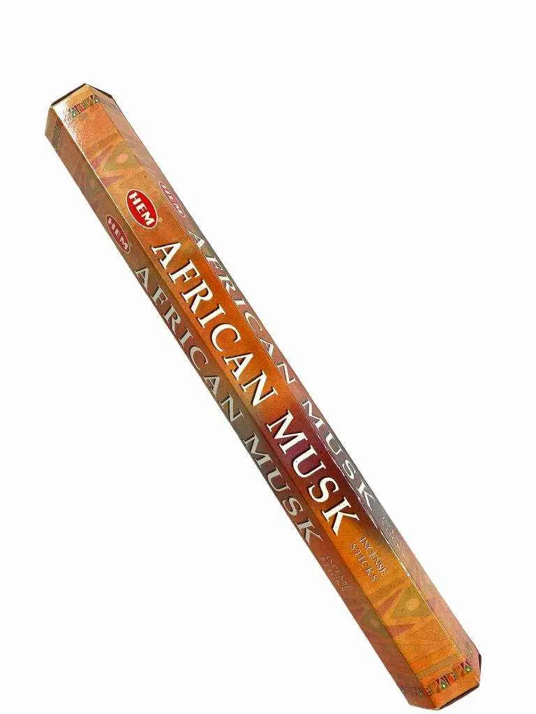 African Musk Incense Stick - 20 Ct African Musk Scented Sticks