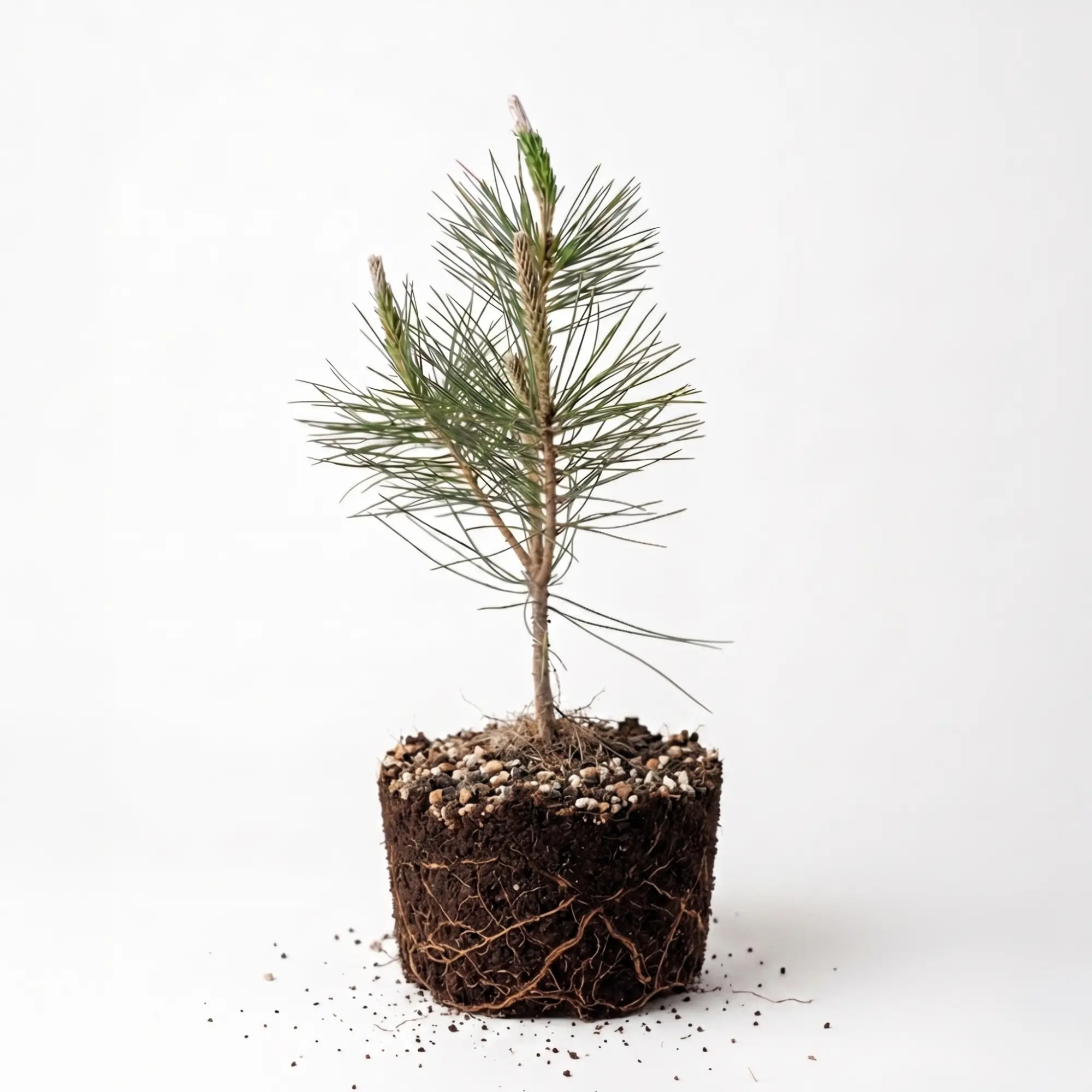Black Pine Bonsai Material – 3-Year-Old Pre-Bonsai Tree for Training and Styling（Pot Not Included）