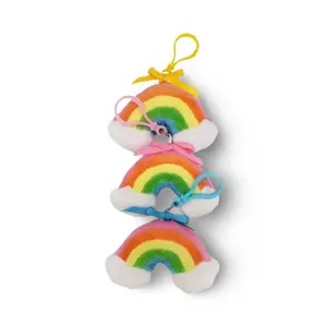 Rainbow 3" Plush - Backpack Clip