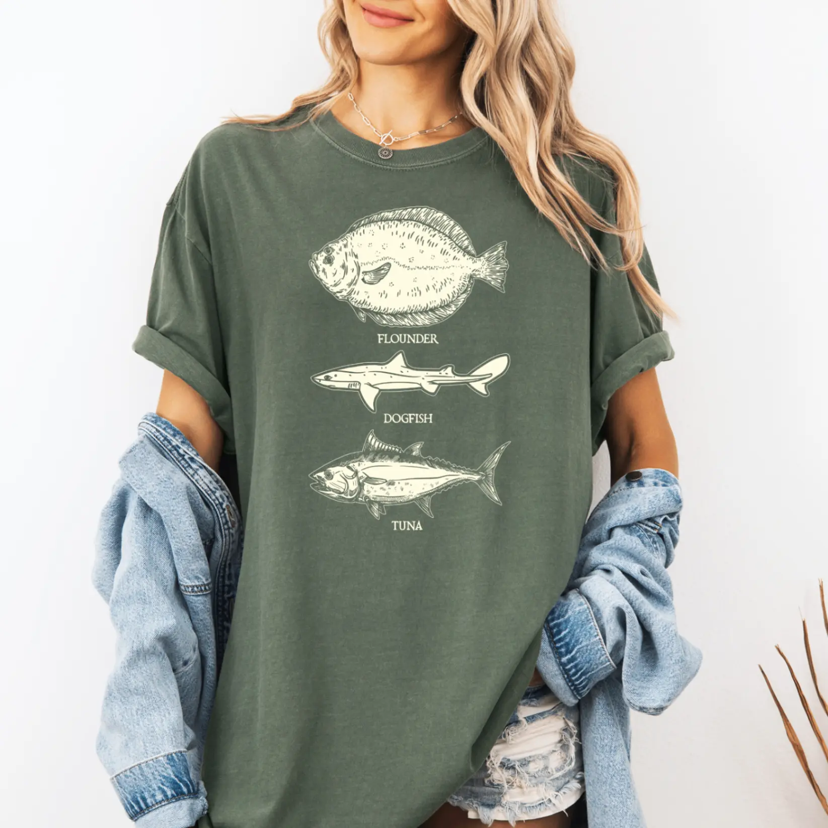 [Comfort Colors] Subtle Anti Trump Shirt, Flounder Dogfish Tuna Tshirt, Fuck Donald Trump FDT T-Shirt, Floral Feminist Comfort Colors Tee Tank, Resist Shirt Gift