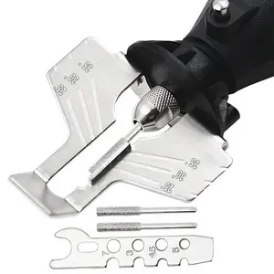 Chain Saw Sharpening Tool Kit, 5 Counts/set Chain Saw Sharpening Tool Set, Efficient Polishing Tool, Suitable for Woodworking, Gardening & Wood Cutting