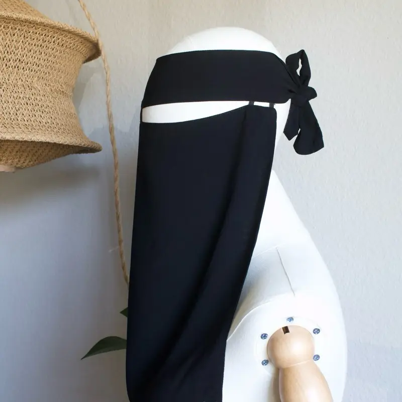 Single layer nose string niqab