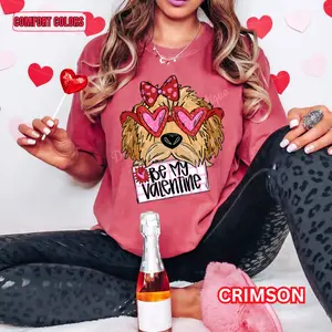 Be my Valentine Blonde Doodle Comfort Color T-shirt