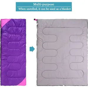 Camping Sleeping Bag for Adults Boys and Girls,Cold and Warm Weather-Summer, Spring, Fall, Lightweight, Waterproof Compact Bag for Camping Gear Equipment, Traveling, and Outdoors