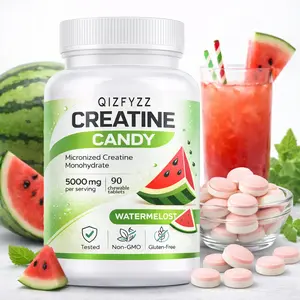5000mg Creatine Chews – Watermelon Burst | Tasty, Convenient Chewable Creatine for Energy, Strength & Workout Performance | No Mixing Needed