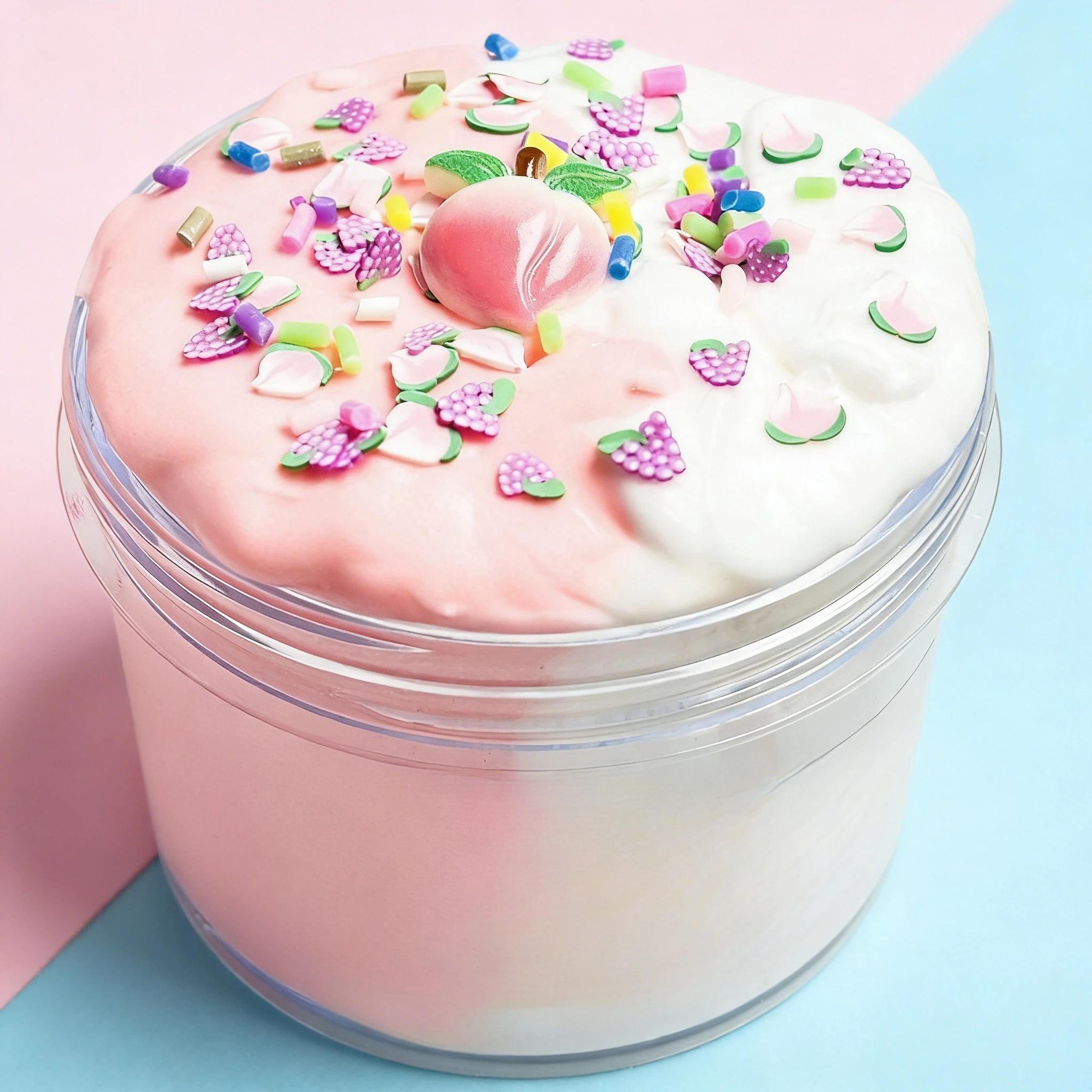 New Vibrant Dopamine Butter Clay Toy, 2-Tone Ultra Soft Modeling Clay, Light Fluffy DIY Craft Toy, Aesthetic Sensory Stress Relief Play for Teens & Adults