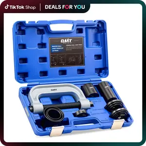 Orion Motor Tech Ball Joint Press Kit, 10 pcs Tool Kit, C-press Ball Joint Remove and Install Tools, for most 2WD and 4WD Cars，Heavy Duty Ball Joint Repair Kit for Automotive Repair, Repair Tool Kit