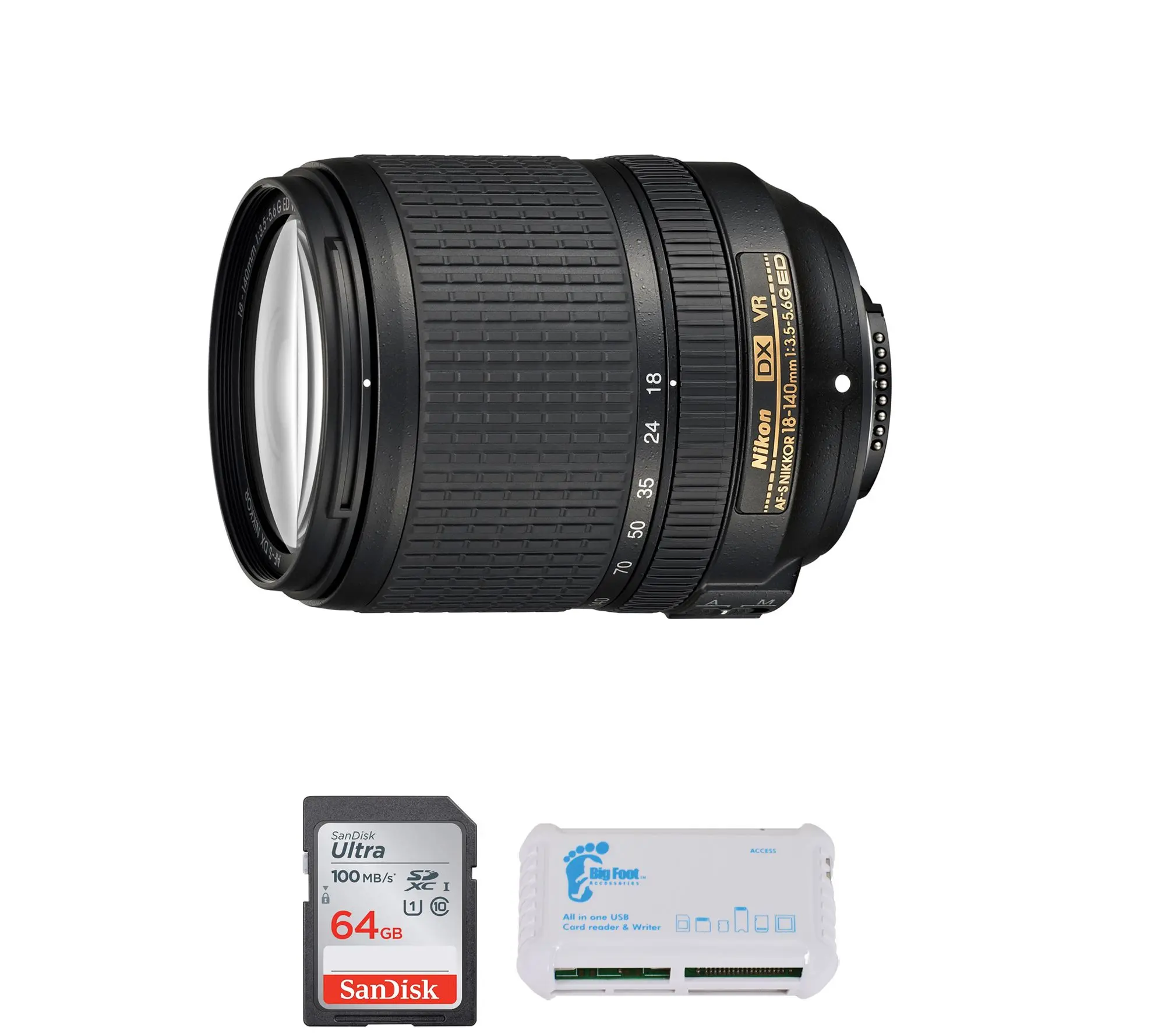 Nikon NIKKOR 18-140mm f/3.5-5.6G DE VR Lens Bundle Nikon NIKKOR 18-140mm f/3.5-5.6G DE VR Lens Bundle