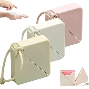 Christmas Gift Paper Soap Sheets Travel Soap 3 Boxes（150 sheets） Hand Washing Disposable Scented Bath Slice for Outdoor Indoor Camping Hiking