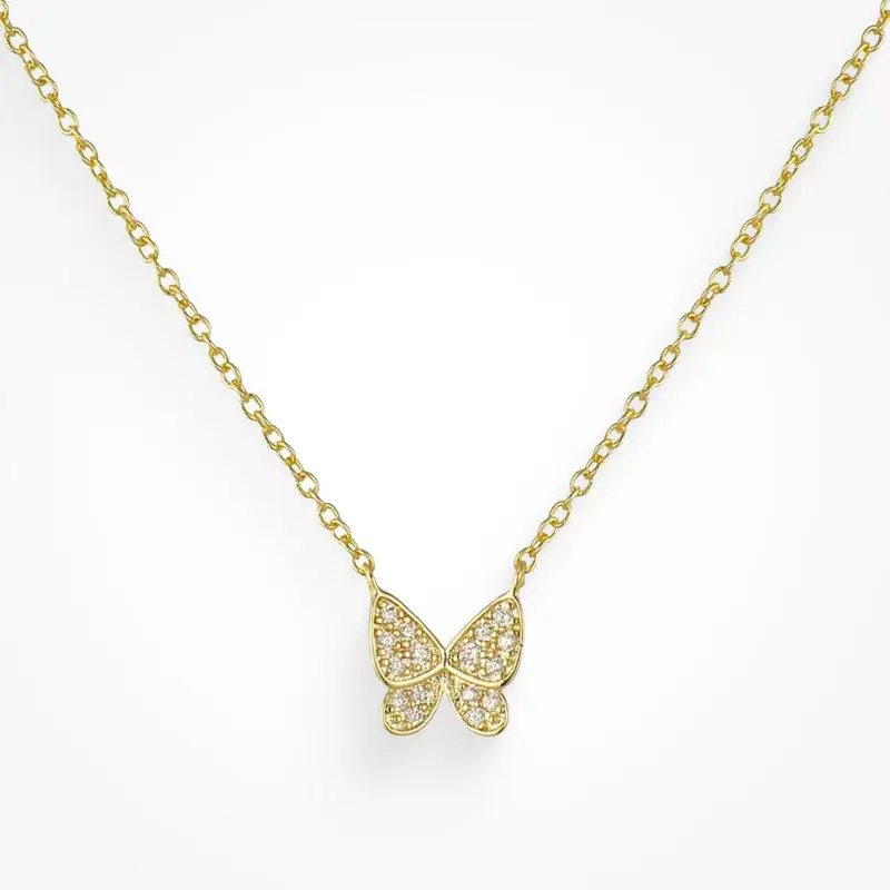 EVRY JEWELS Gold or Silver Plated Women's Hypoallergenic Up, Up & Away Necklace