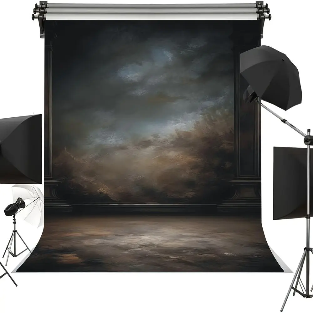 1PC,2D Flat Vintage Oil - Painting Style Photography Backdrop, Photography Studio Shooting Prop, Festival Event Decoration Cloth, Indoor Scene Layout Background Curtain, Art - Atmosphere - Creatin, Event Decor, Firework Print, Birthday Party, Flat Backdro