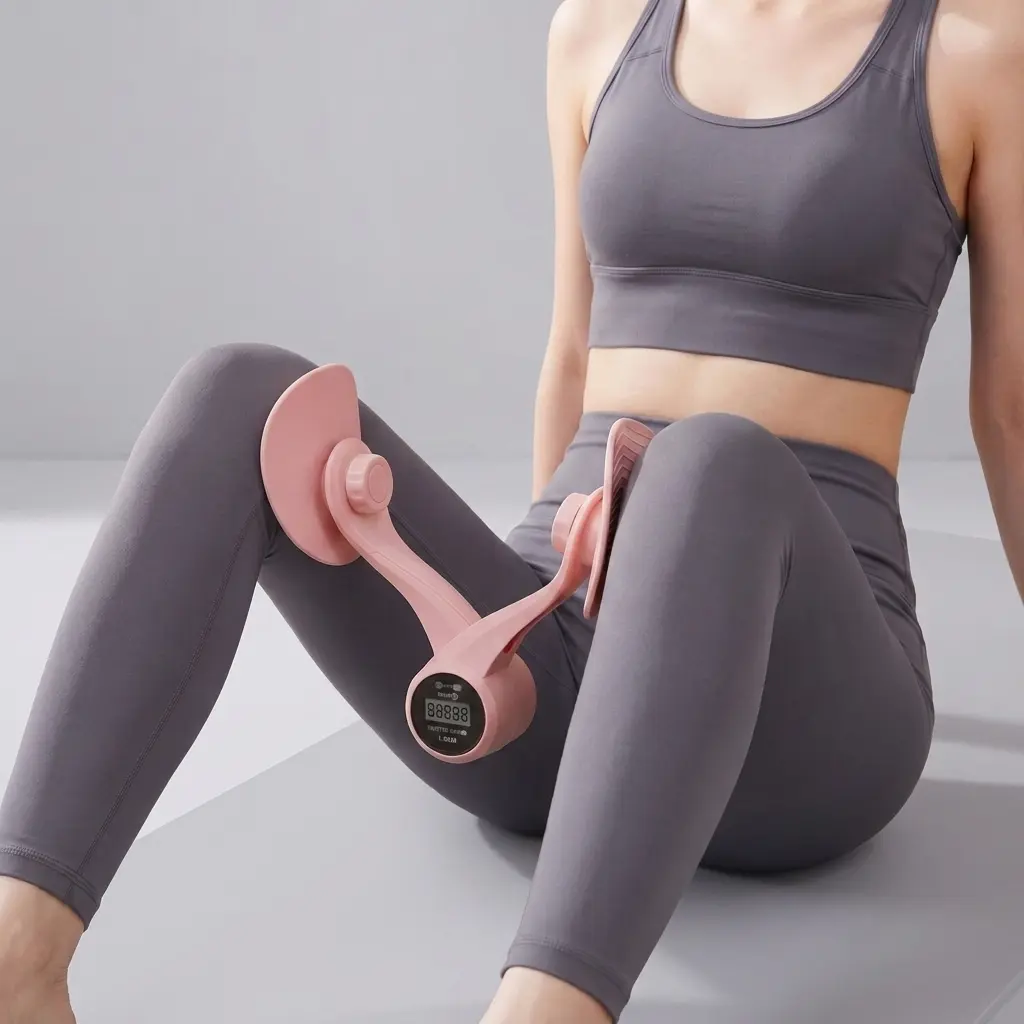 Thigh trainer / pelvic floor trainer / inner thigh training device, designed for pelvic floor and inner thigh support use, suitable for home, office, and rehabilitation settings. Suitable for both men and women.