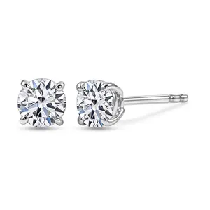 IGI Certified Luxuriant Lab Grown Diamond E-F VS 1.00 ctw Earrings in 14K White Gold