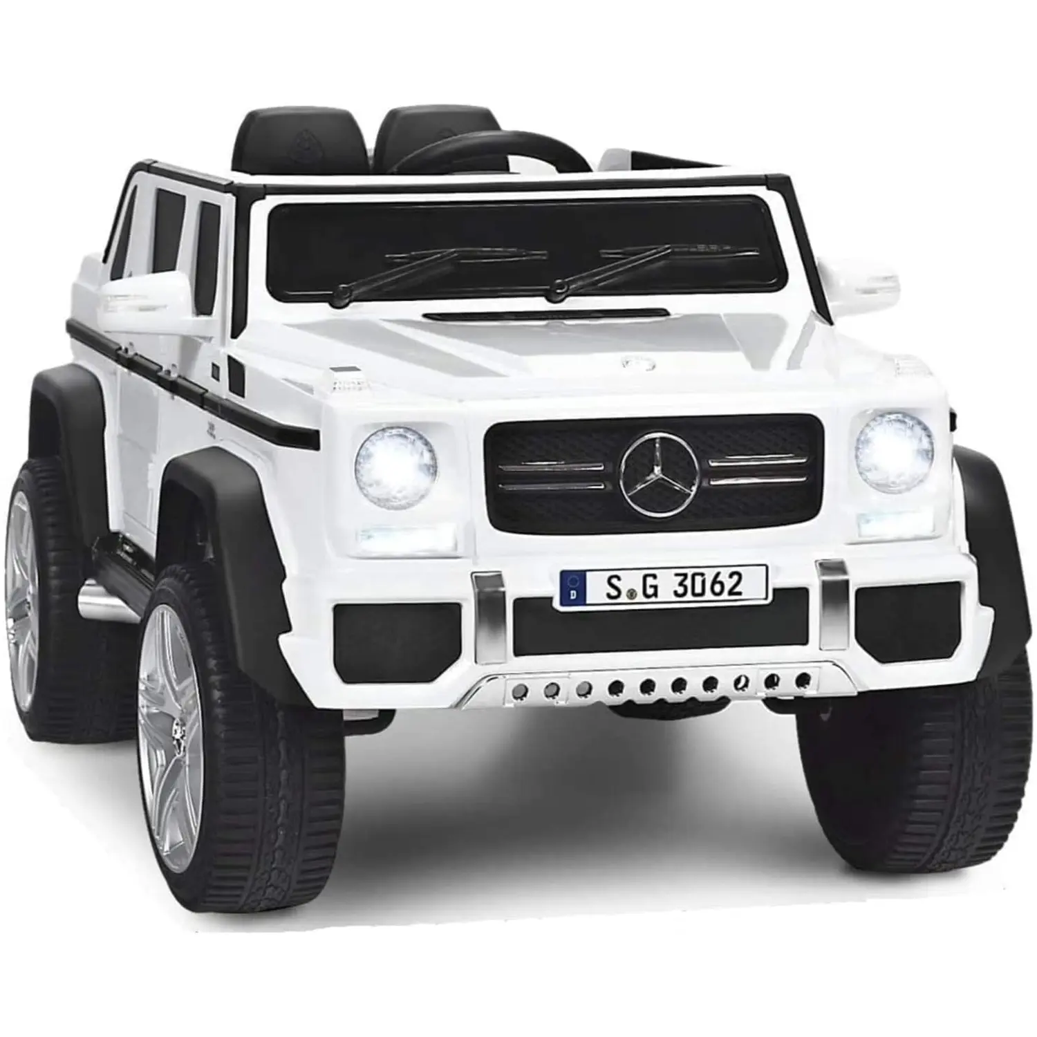 Two Seats - White - Mercedes-Benz Maybach G650