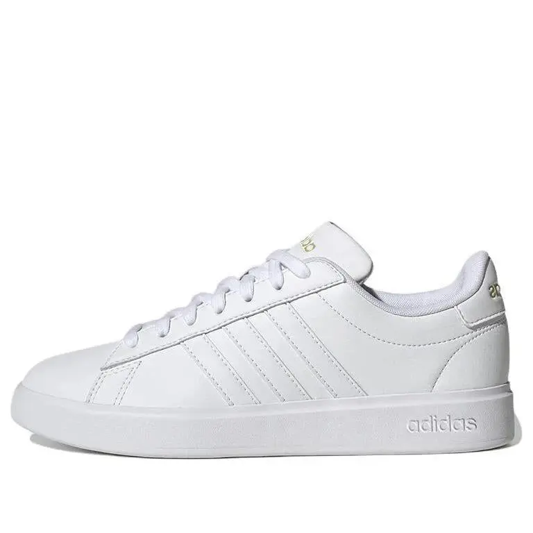 Adidas Grand Court 2.0 Cloud White Gold Metallic (Women's) GW9213 Sneaker Footwear