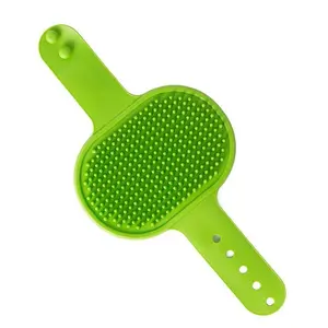 Dog Bath Brush, Dog Shampoo Brush, Cat Scratch Fur Remover Pet Itch Scratcher, Handheld or Table Leg Attachment, Model Xinghao