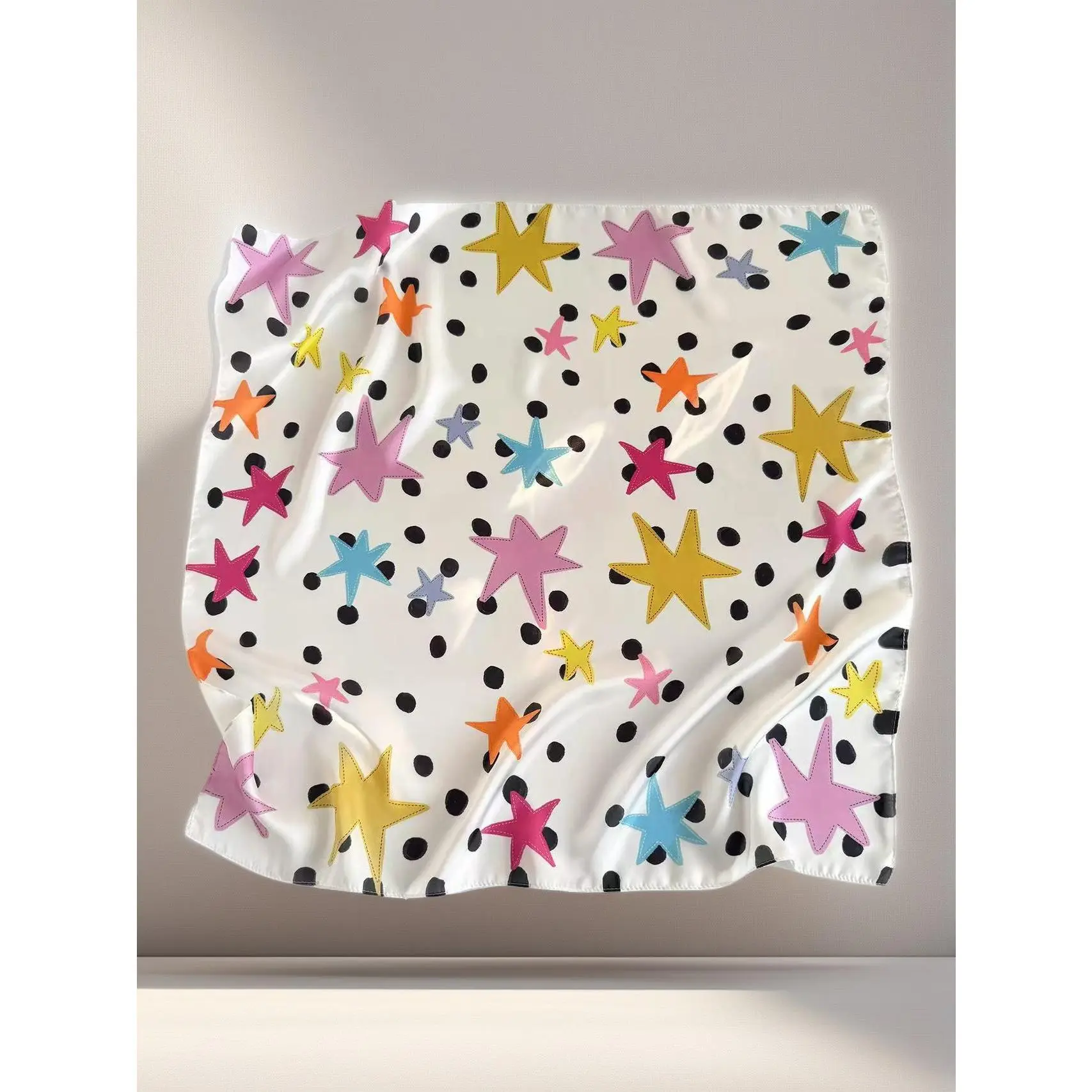 39#Polka Dot Star Scarf (EB1532)
