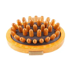 KAWASIMAYA Beech Air Cushion Comb, Meridian Massage Brush