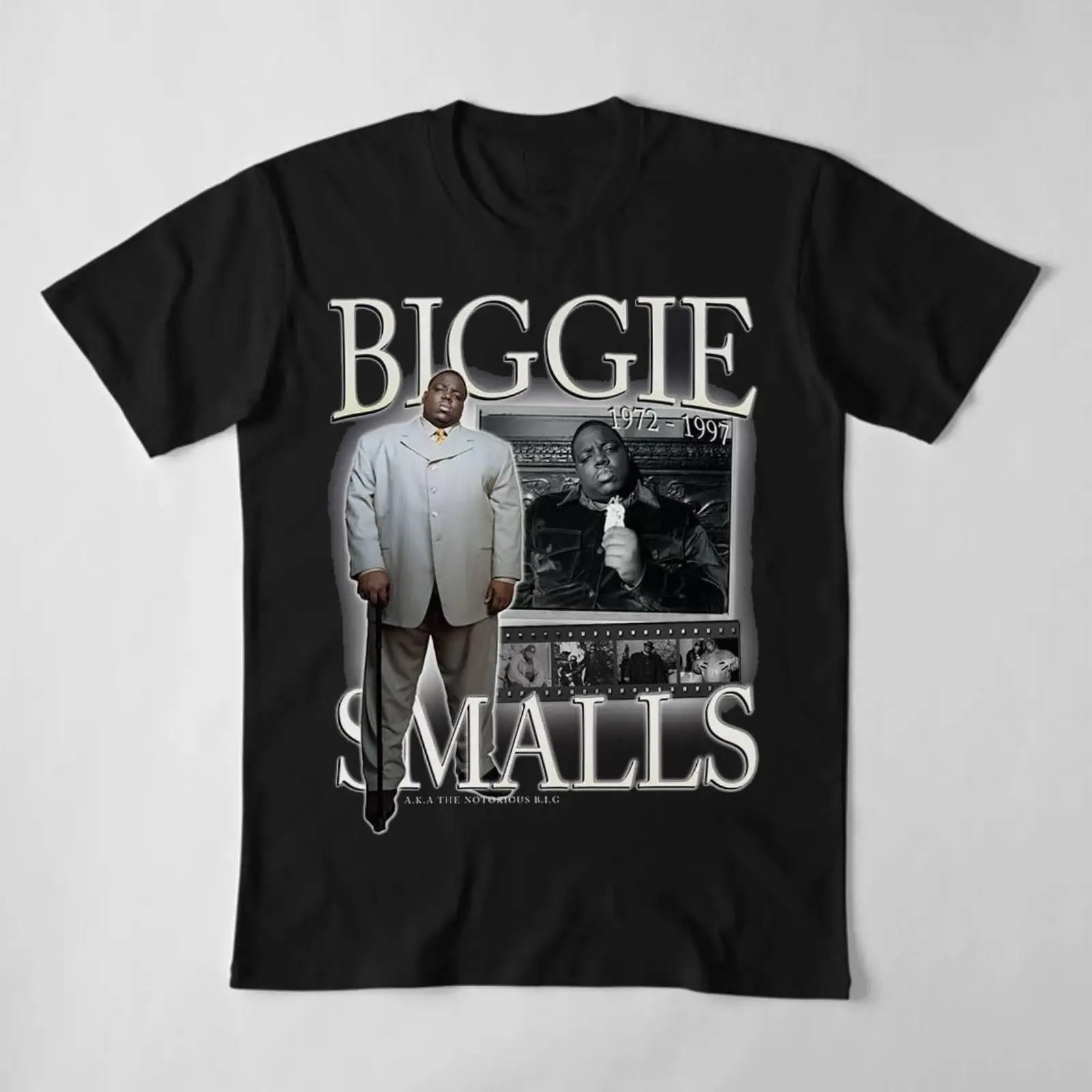 The Notorious B.I.G. Biggie Smalls 1972-1997 Memorial Vintage Graphic Rap T-Shirt